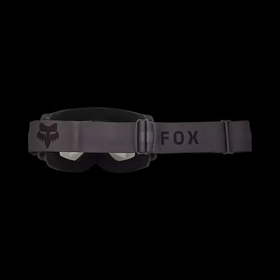 Fox Racing Main X Clear Lens Goggles in Dark Shadow