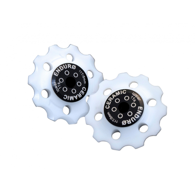 Enduro Bearings XD-15 Ceramic Jockey Wheels - SRAM 9/11sp in White
