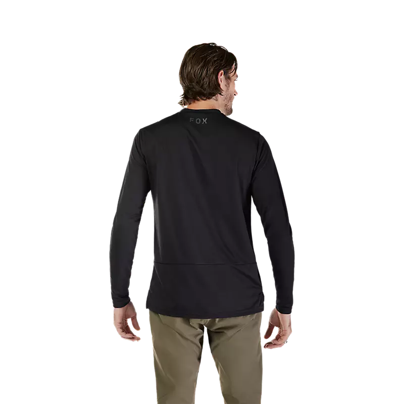 Fox Racing Ranger Long Sleeve Fox Head Jersey in Black