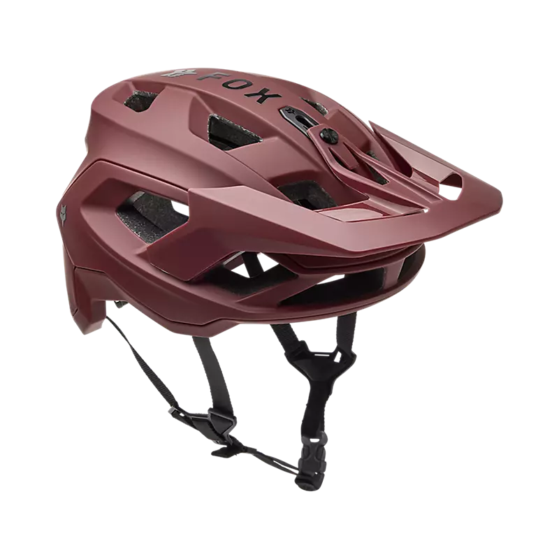 Fox Racing Speedframe Solid MIPS Mountain Bike Helmet in Rust Brown