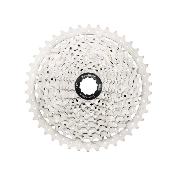 SunRace CSMS3 10 Speed Wide Ratio Cassette in Silver