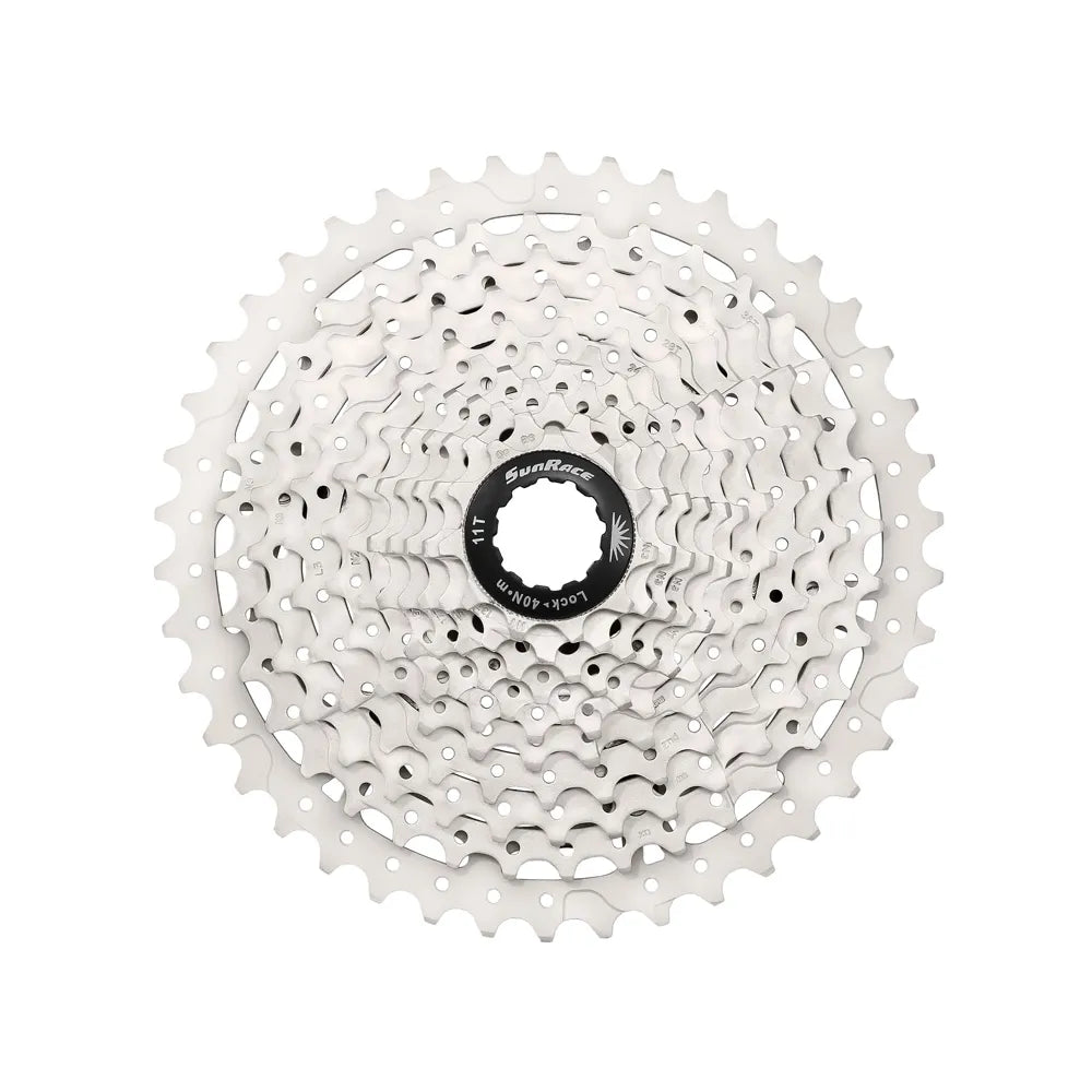 SunRace CSMS3 10 Speed Wide Ratio Cassette in Silver