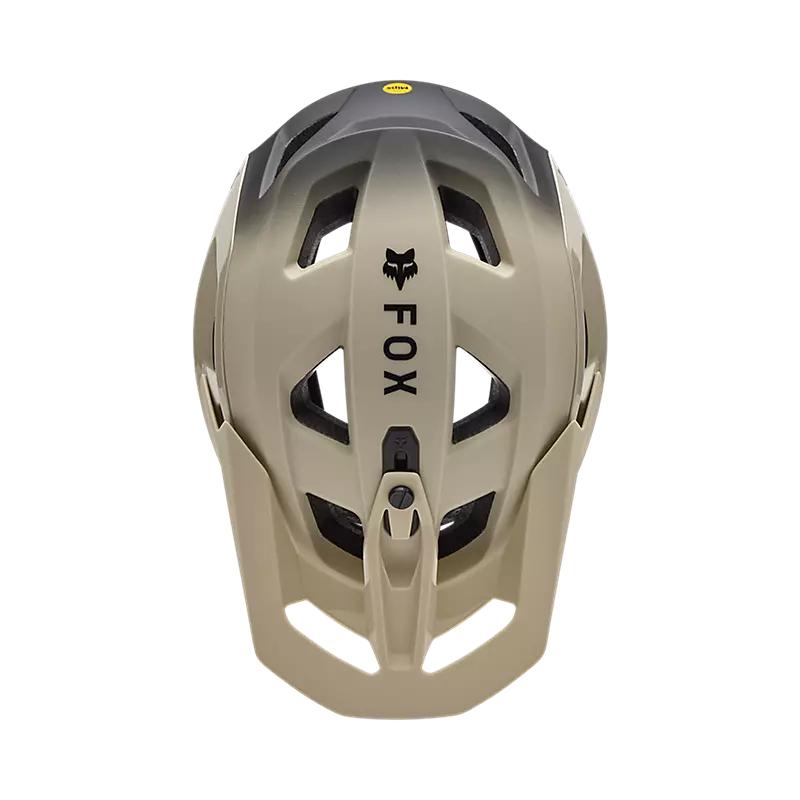 Fox Racing Speedframe Pro Backfade Helmet in Cream