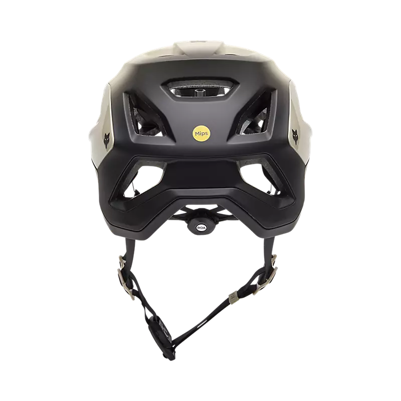 Fox Racing Speedframe Pro Backfade Helmet in Cream