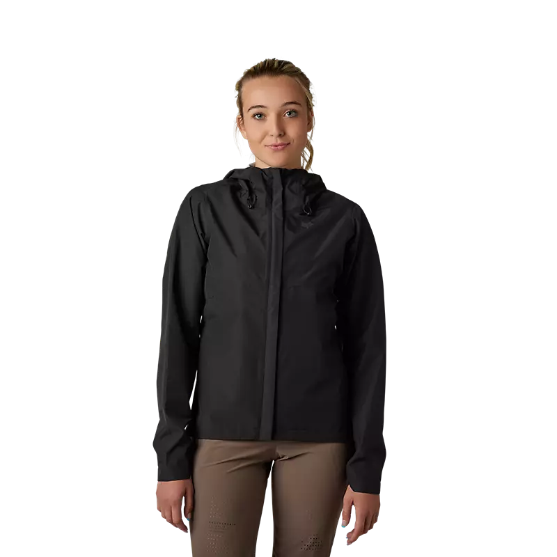 Fox Racing Womens Ranger 2.5-Layer Water Jacket in Black