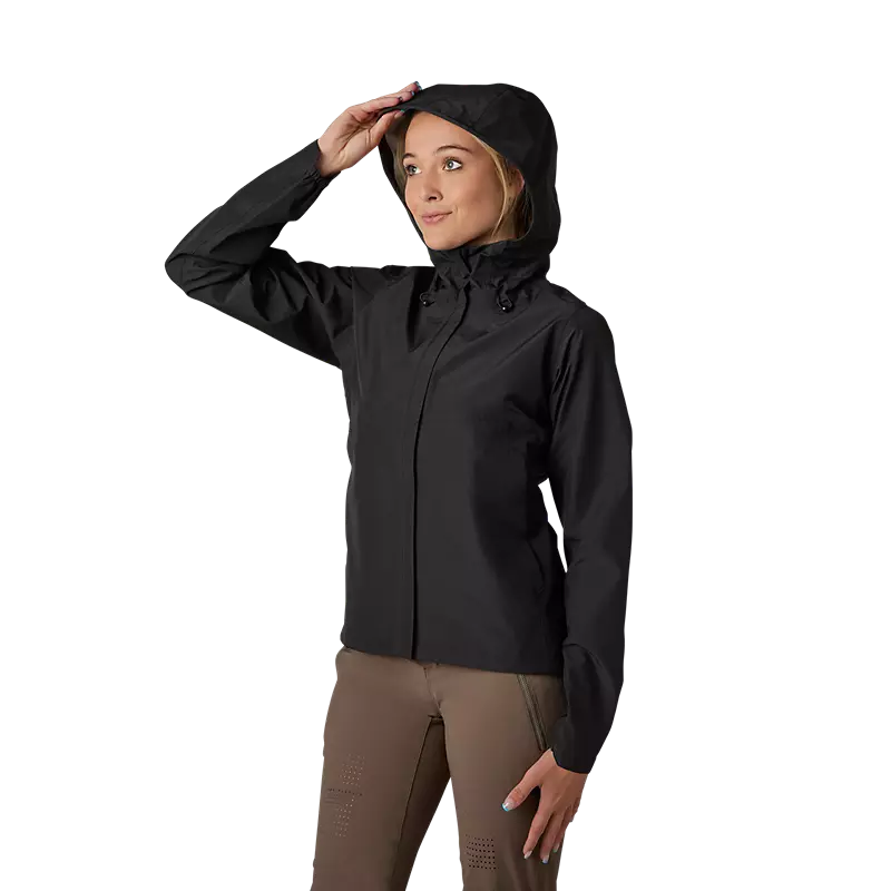 Fox Racing Womens Ranger 2.5-Layer Water Jacket in Black