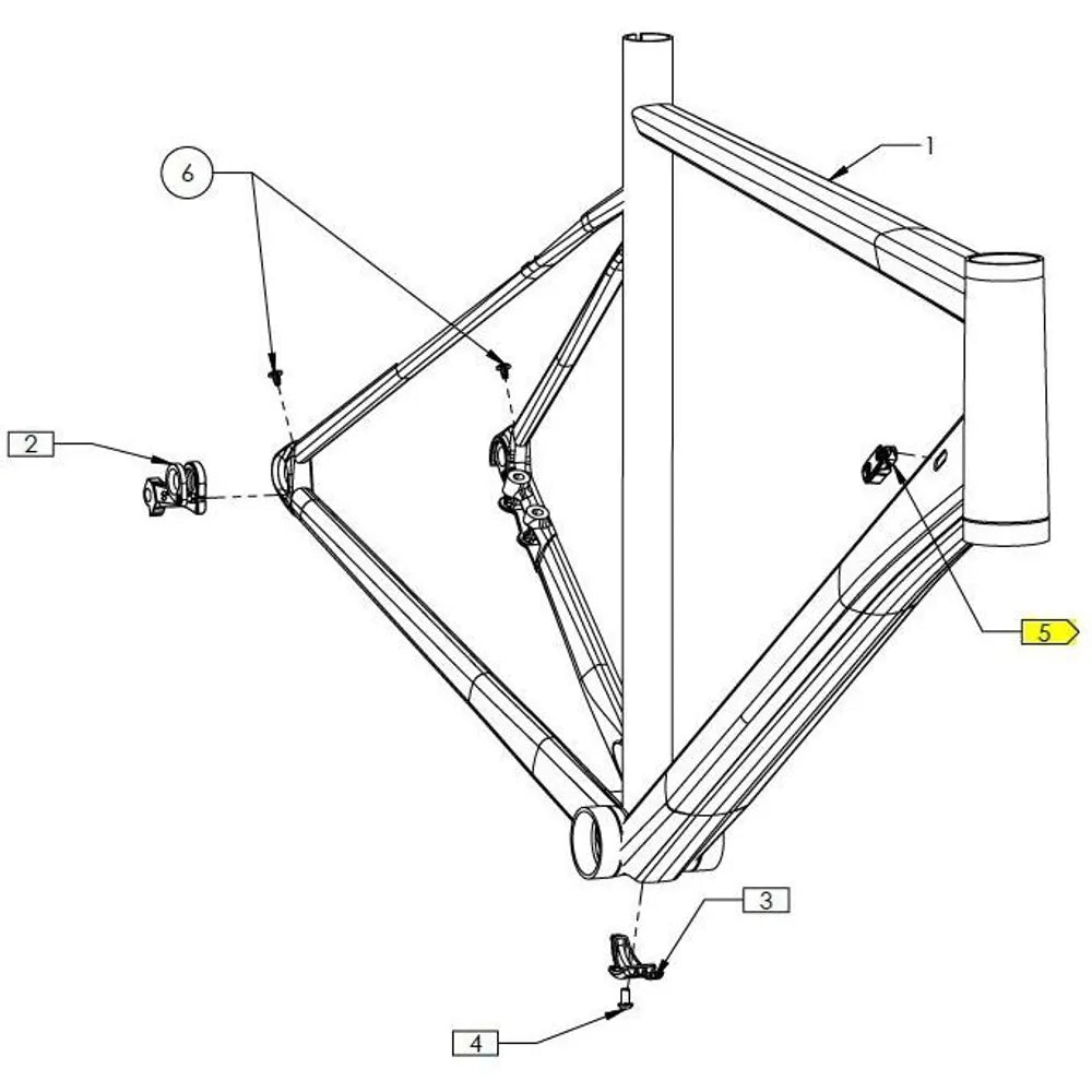 CUBE FRAME PLUG CABLE GUIDE 30X10 MY17-21 33963