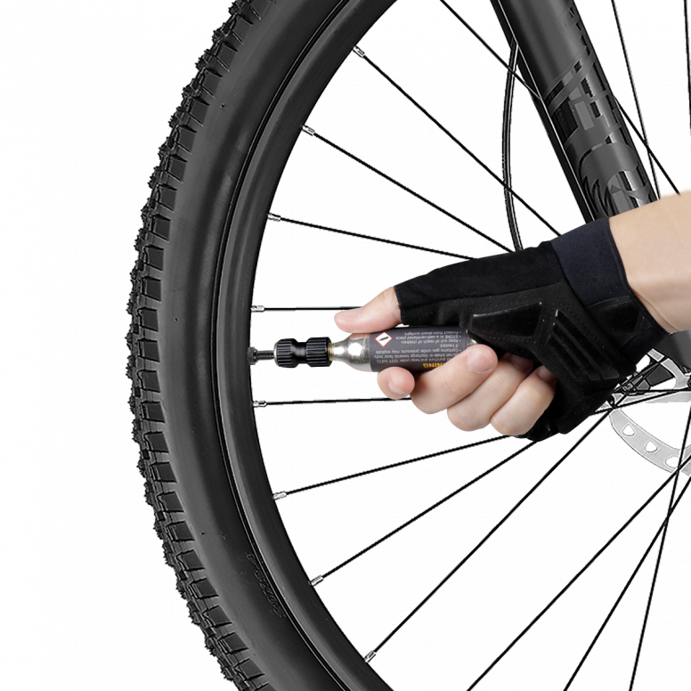 Topeak AirBooster Nano With 25g CO2 in Black