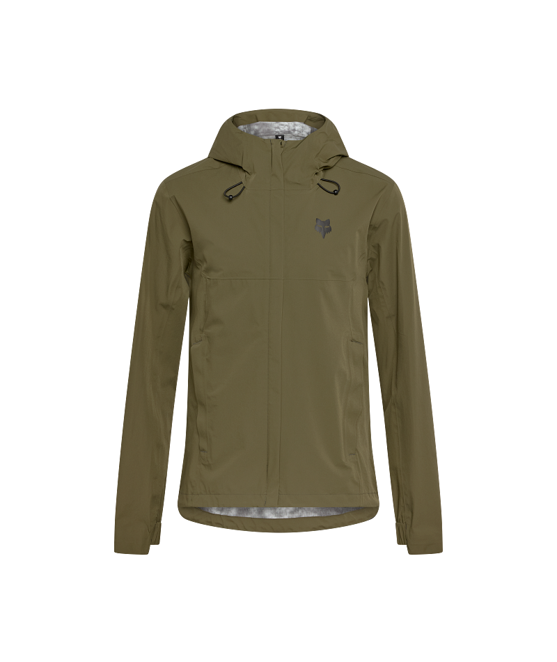 Fox Racing Ranger 2.5-Layer Water Jacket in Olive Green