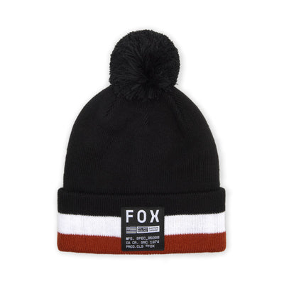 Fox Racing Fracture Pom Beanie in Black