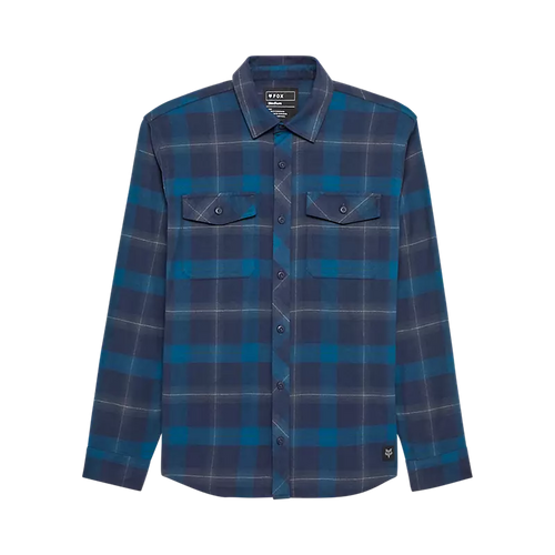Fox Racing Survivalist Core Flannel Long Sleeve Shirt in Blue
