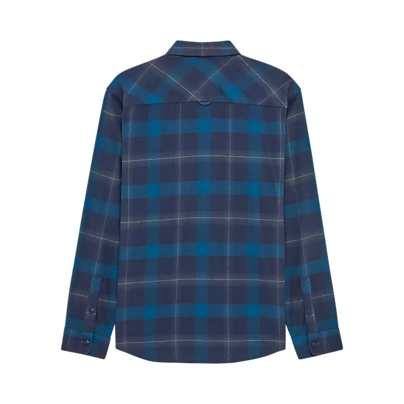 Fox Racing Survivalist Core Flannel Long Sleeve Shirt in Blue