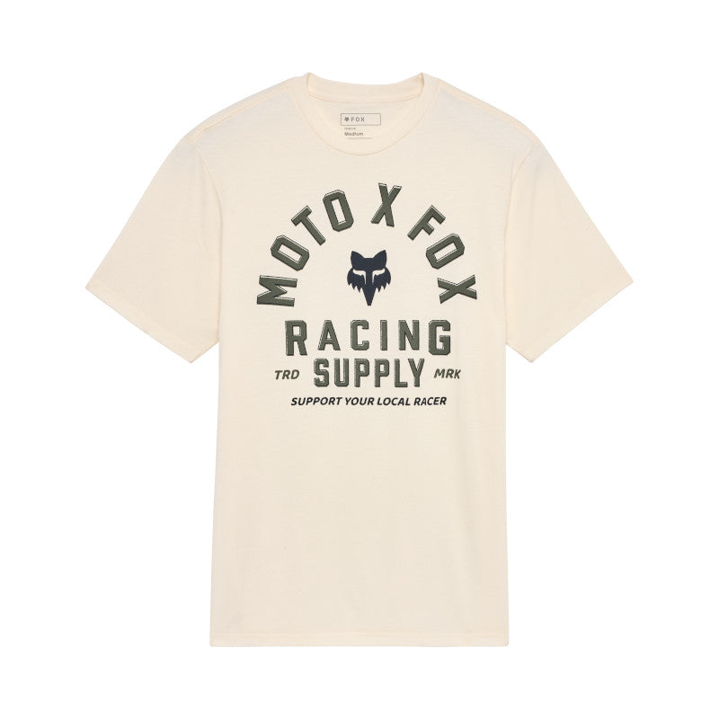 Fox Racing Local Racer Prem Tee in Off White