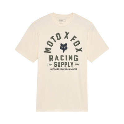 Fox Racing Local Racer Prem Tee in Off White