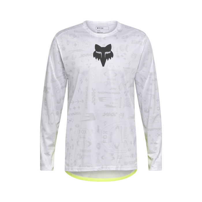 Fox Racing Ranger Long Sleeve Lunar Jersey in White