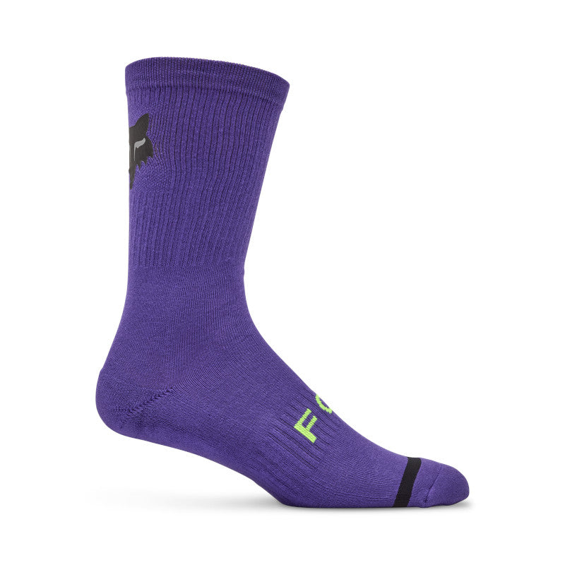 Fox Racing 8" Defend Lunar SE Socks in Grape