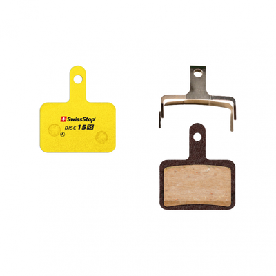 SwissStop workshop 25pk D15 Disc RS - Shimano M5, T6, M3 in Yellow