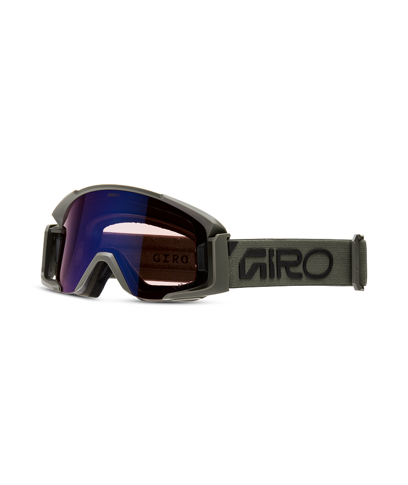 2026 GIRO Dropline MTB Unisex Mountain Bike Goggles in Frequency Blue/Vivid Trail