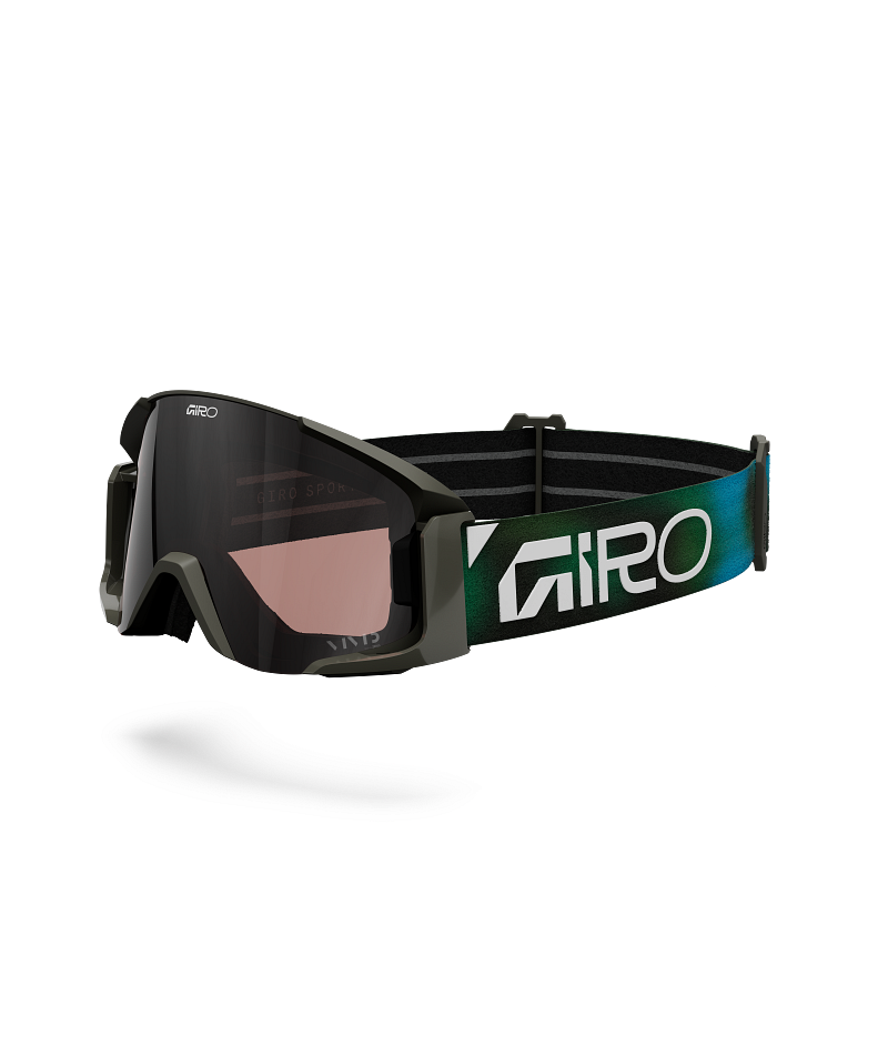 2026 GIRO Dropline MTB Unisex Mountain Bike Goggles in Frequency Orange/Vivid Trail