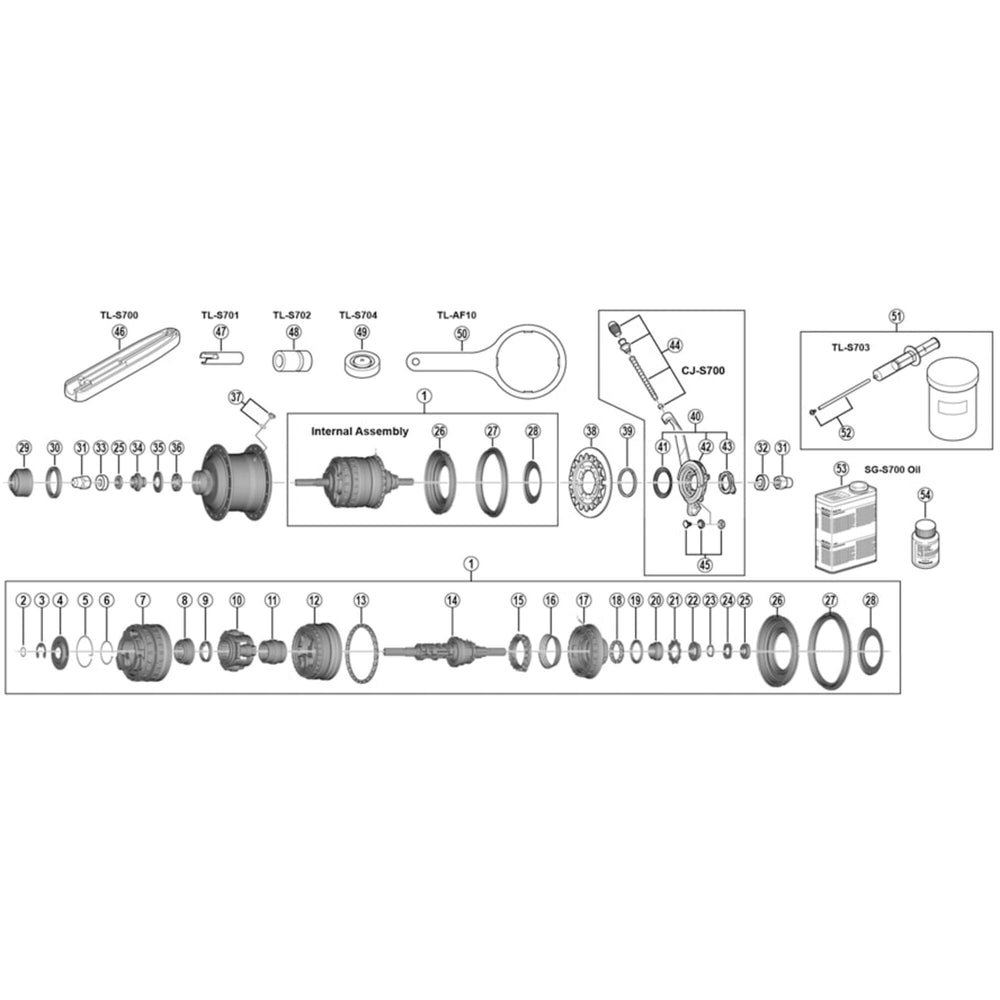 Shimano SG-S700 lock washer