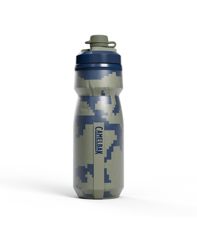 Camelbak Podium Dirt Series Chill 21Oz Cycling Drinks Bottle in Black Digi Camo