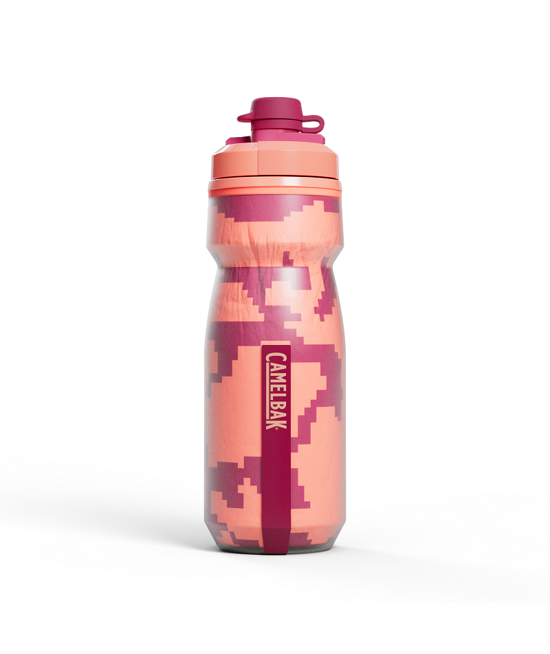 Camelbak Podium Dirt Series Chill 21Oz Cycling Drinks Bottle in Black Digi Camo
