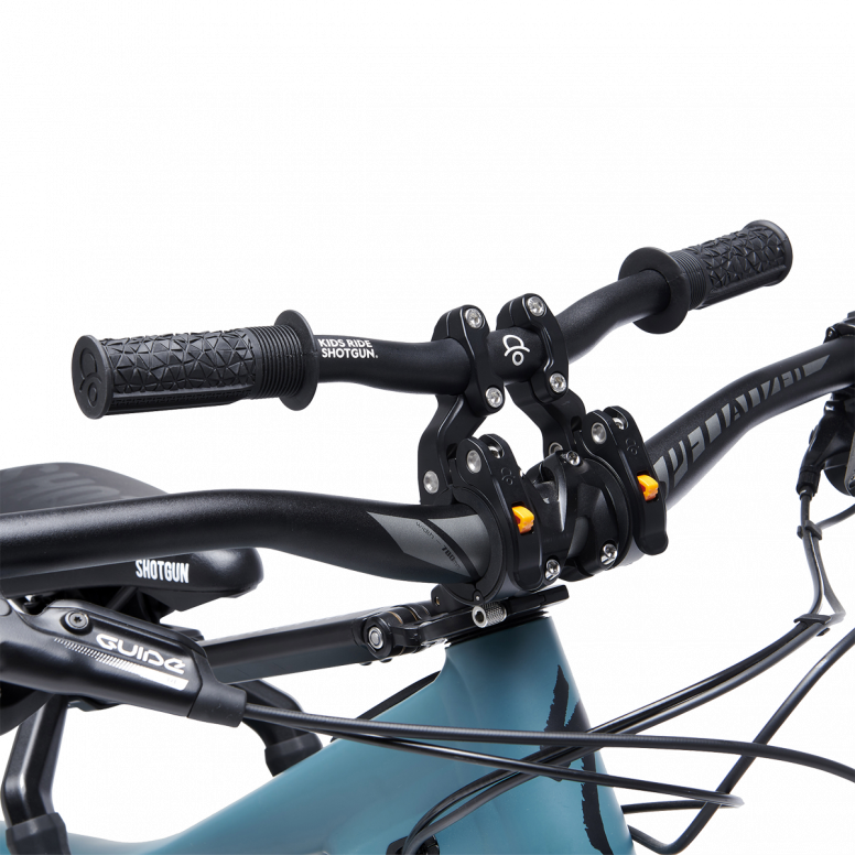 Kids Ride Shotgun Shotgun Pro Child Bike Seat Handlebars in Black