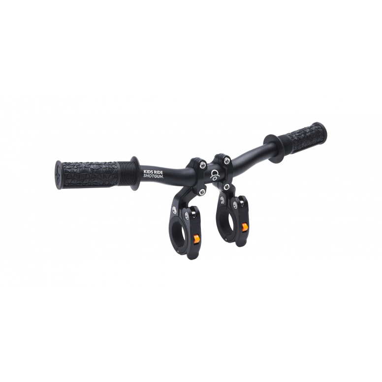 Kids Ride Shotgun Shotgun Pro Child Bike Seat Handlebars in Black