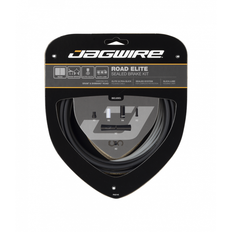 Jagwire Elite Sealed Road Brake Kit Black