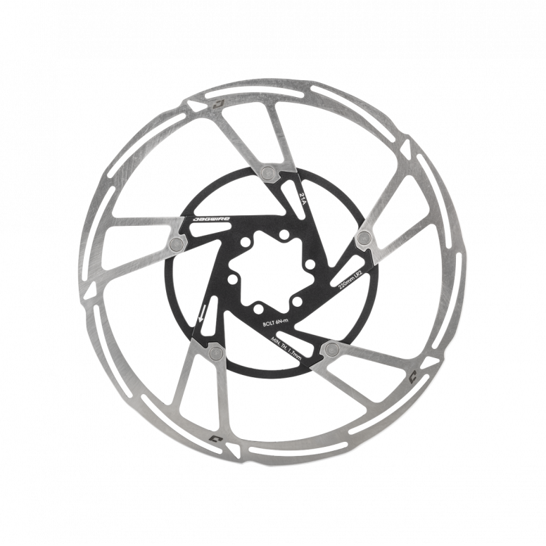 Jagwire Pro LR2 Disc Brake Rotor - Centerlock in Silver