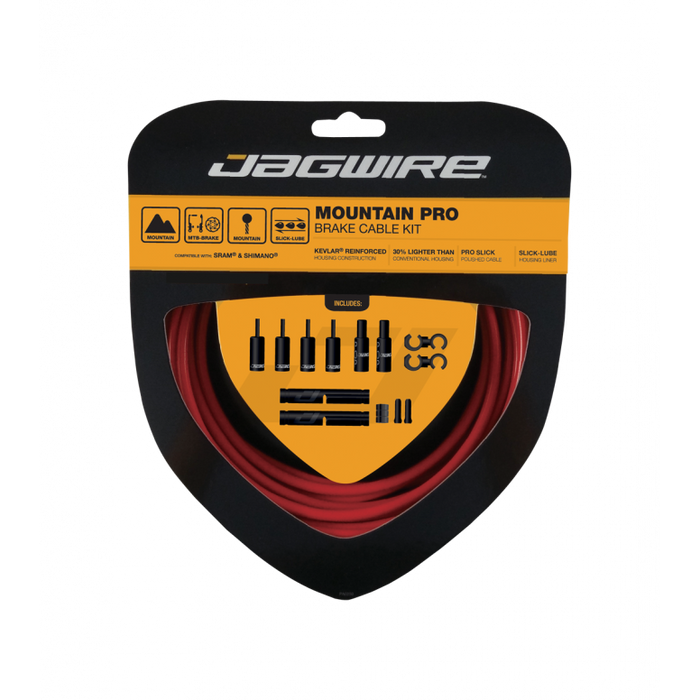 Jagwire Mountain Pro Brake Kit in Red