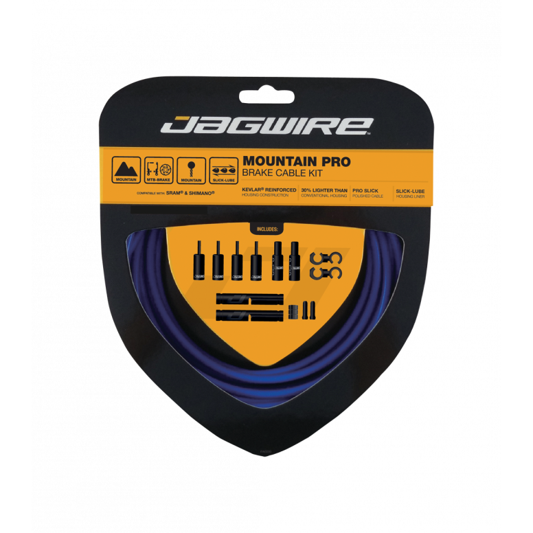 Jagwire Mountain Pro Brake Kit in Blue