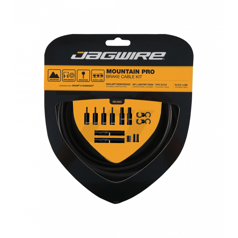 Jagwire Mountain Pro Brake Kit in Stealth