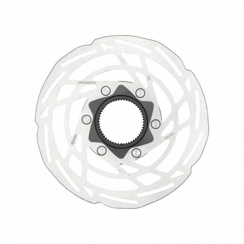 Jagwire Sport SR1 Disc Brake Rotor - Centerlock in Silver