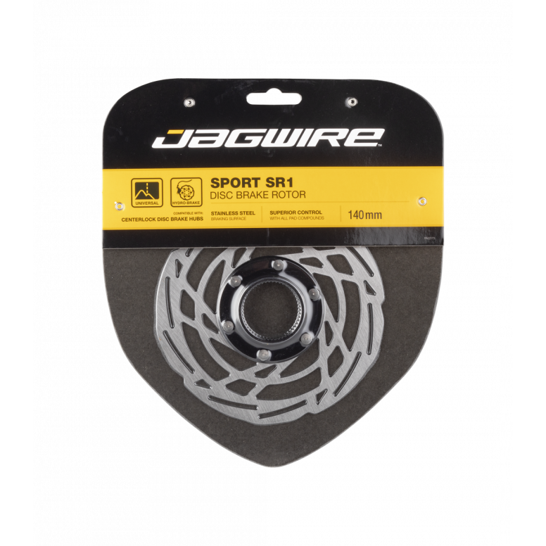 Jagwire Sport SR1 Disc Brake Rotor - Centerlock in Silver