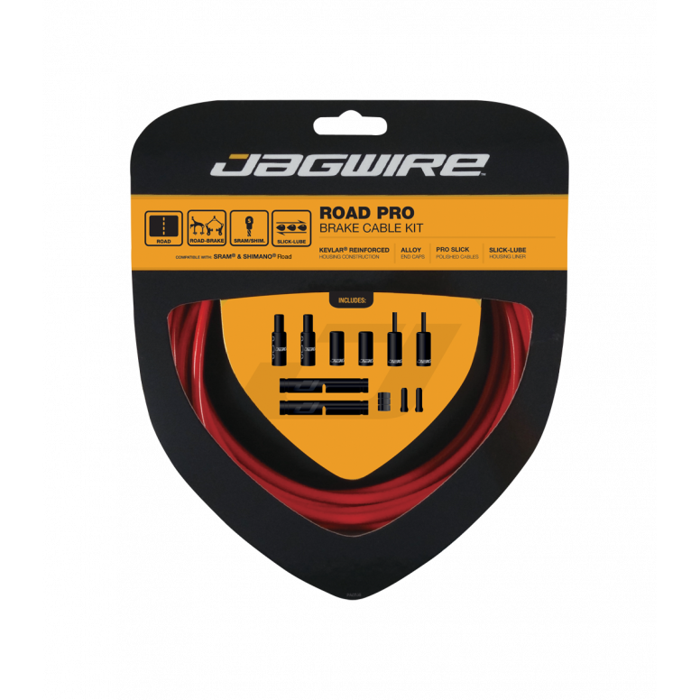 Jagwire Road Pro Brake Kit in Red