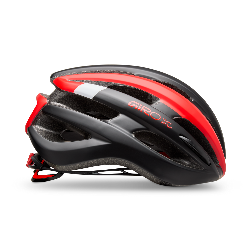 2026 GIRO Foray Unisex Road Cycling Helmet in Red/Black-image-3
