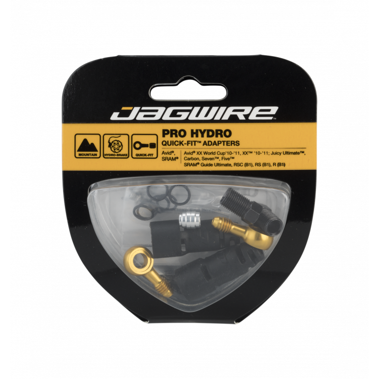 Jagwire Pro Quick-Fit Adapter - Avid Banjo in Black