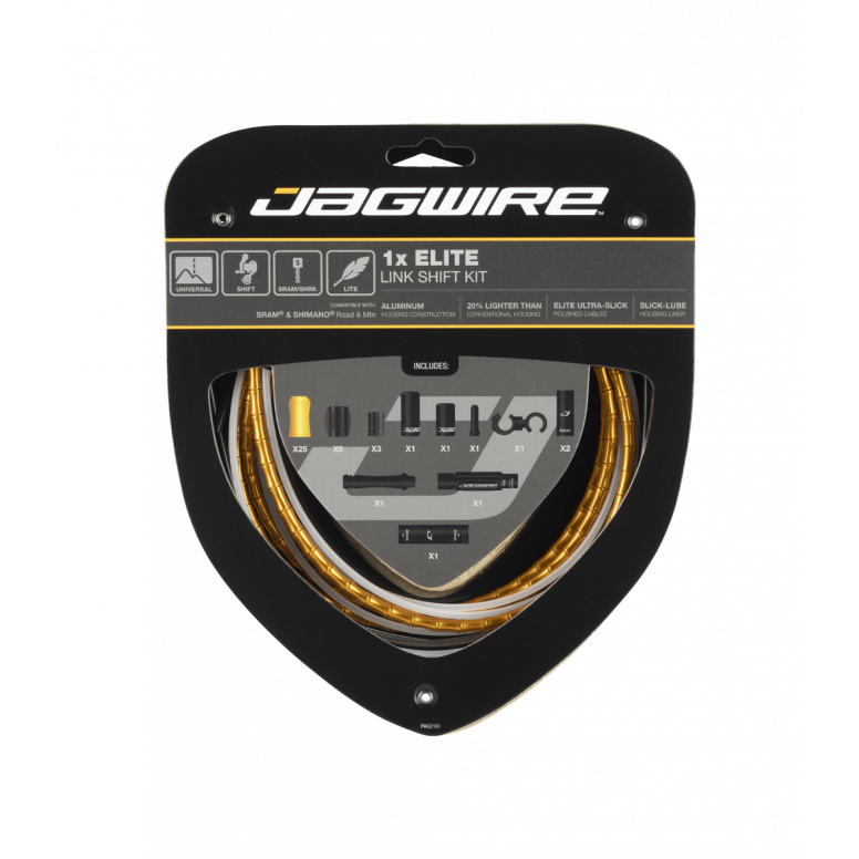 Jagwire Elite Link Shift Kit 1x in Gold