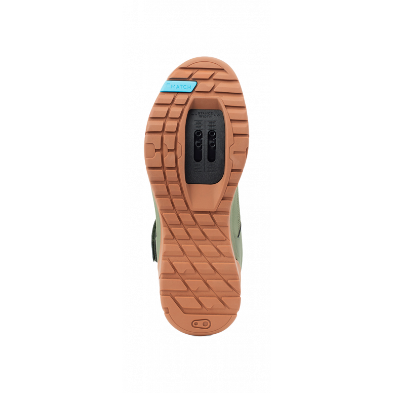 Crankbrothers Mallet E Speedlace in Green/Blue/Gum