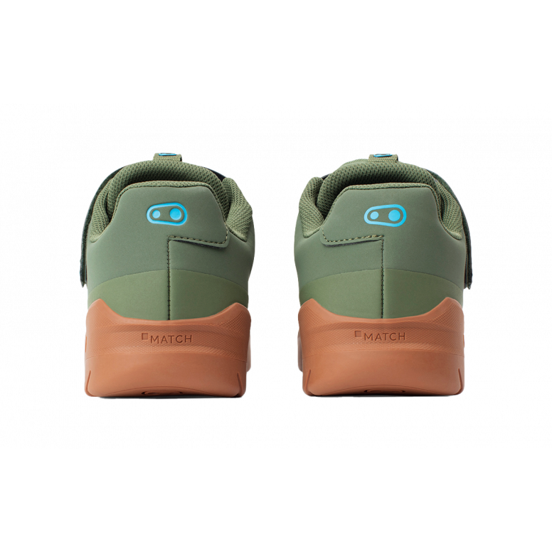 Crankbrothers Mallet E Speedlace in Green/Blue/Gum