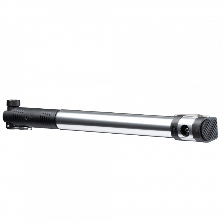 Crankbrothers Klic Mini Floor Pump in Silver/Black