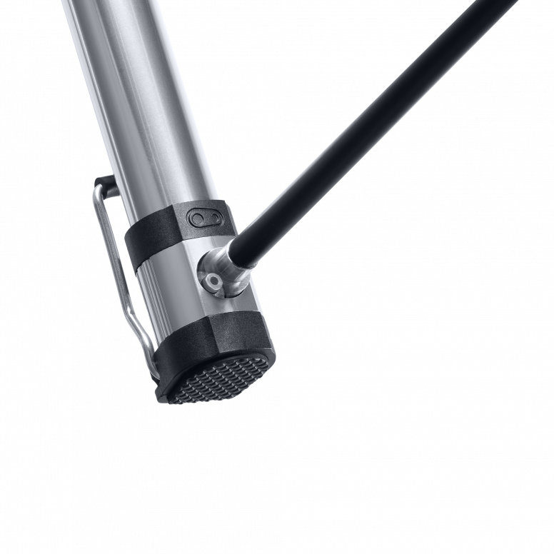 Crankbrothers Klic Mini Floor Pump in Silver/Black