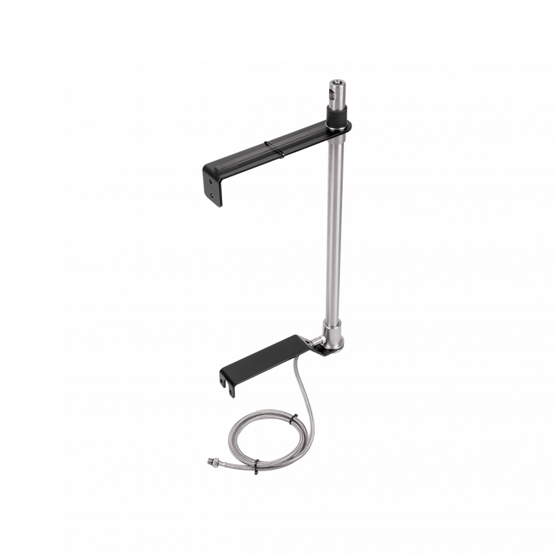 Topeak Fix Station Steel Floor Pump in Silver/Black