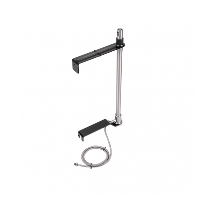 Topeak Fix Station Steel Floor Pump in Silver/Black