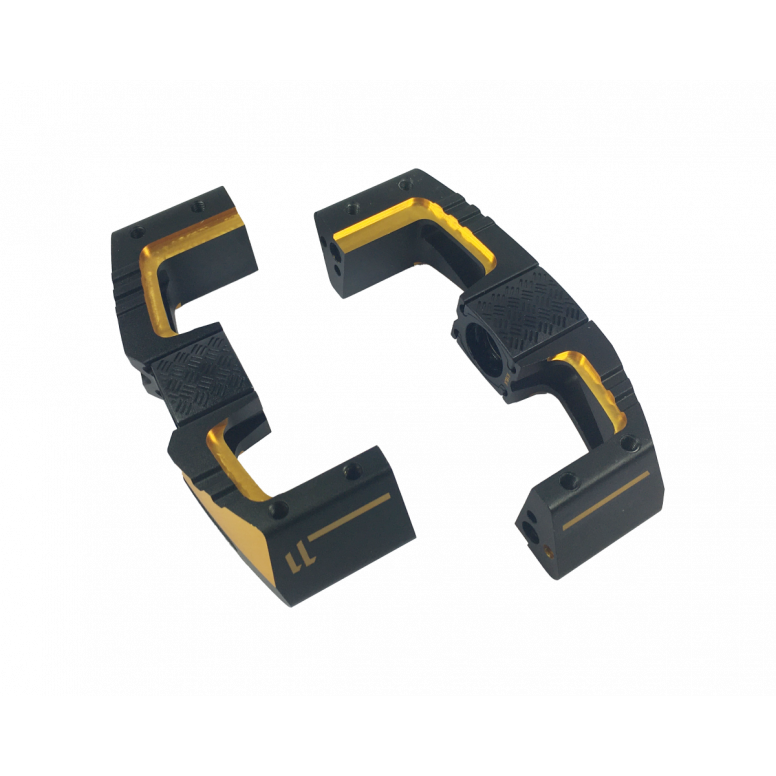 Crankbrothers Part Pedal Body Mallet Dh 11 Left Complete Black/gold