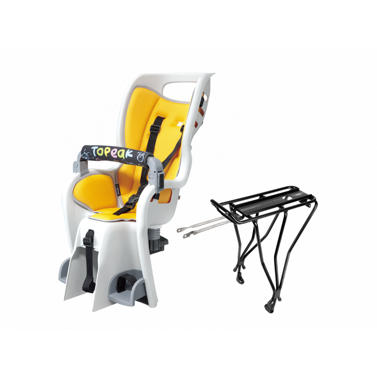 Topeak Babyseat II & Rack (Disc) Black / 26"/27.5"/700c / Disc Brakes