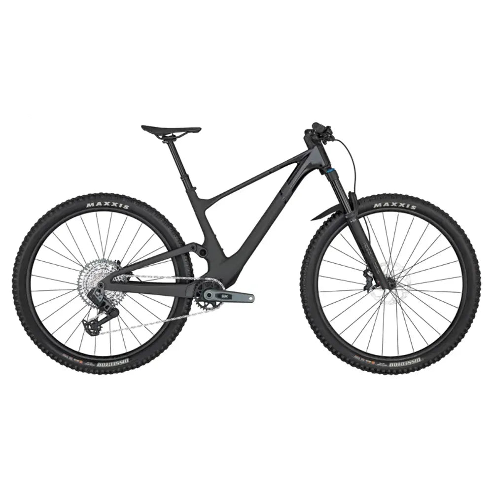 2024 SCOTT Spark ST 910 TR Carbon Full Suspension Mountain Bike in Black