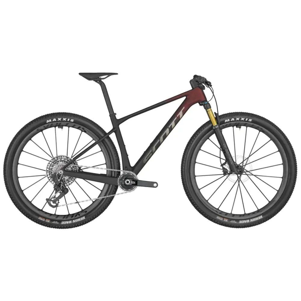 2024 SCOTT Scale RC SL TR Hardtail Mountain Bike In Carbon Black
