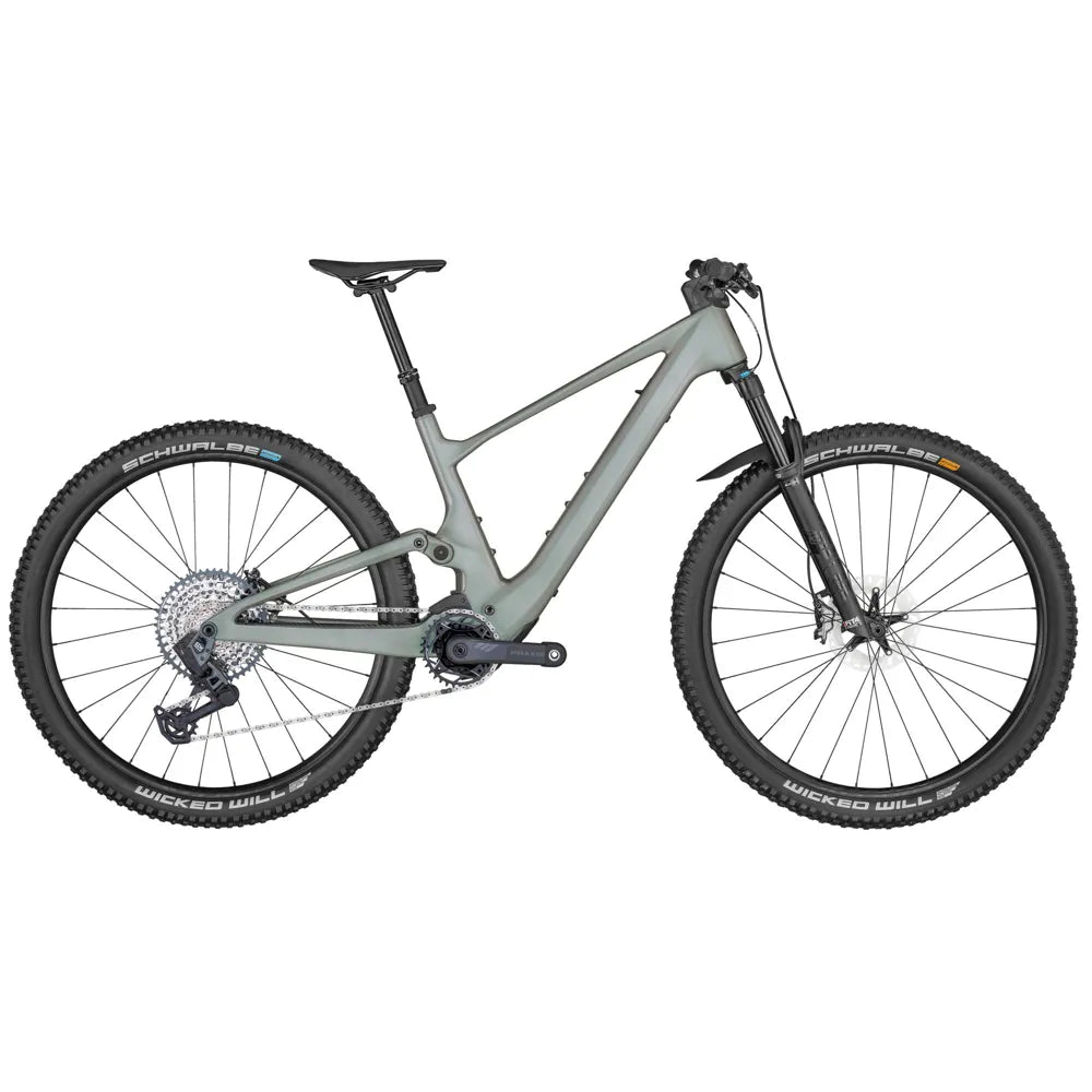 2024 SCOTT Lumen eRIDE 900 TR Electric Mountain Bike in Grey